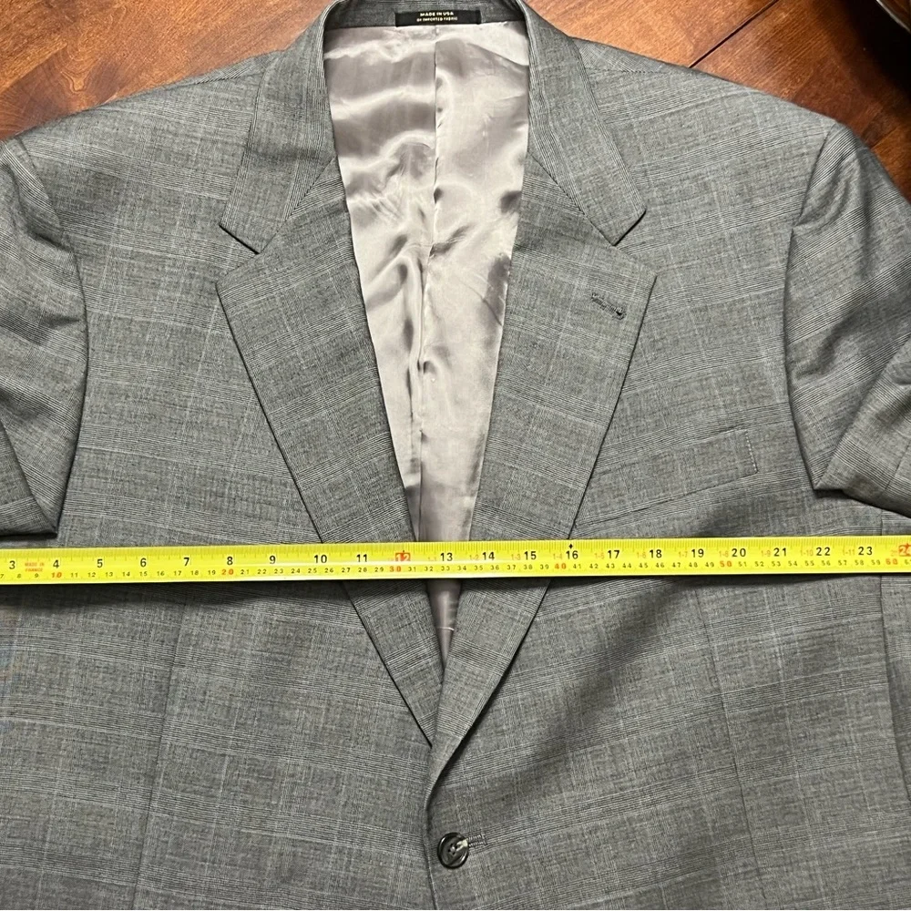 Gent’s Hart Schaffner Marx Custom Suit:  51” Chest,  43” Waist